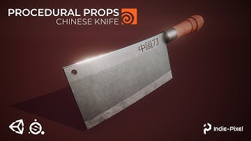 Houdini 18 - Procedural Prop Modeling - Chinese Knife