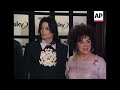 Michael Jackson and Liz Taylor appear in London