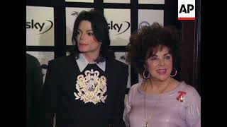 Michael Jackson and Liz Taylor appear in London