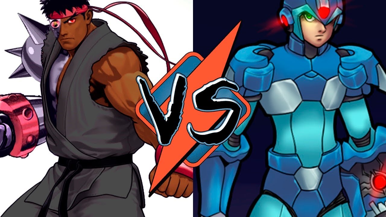 MUGEN |\/| Cyber Ryu (me) VS X - YouTube