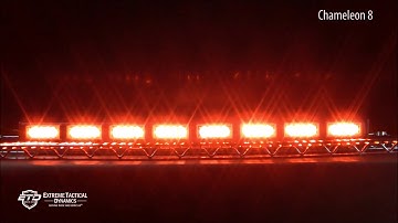 Chameleon 8 Linear LED Traffic Advisor Light Bar Info