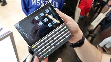 M5Stack Shows Off New Tab 5! A compact mini computer with a camera and full QWERTY keyboard