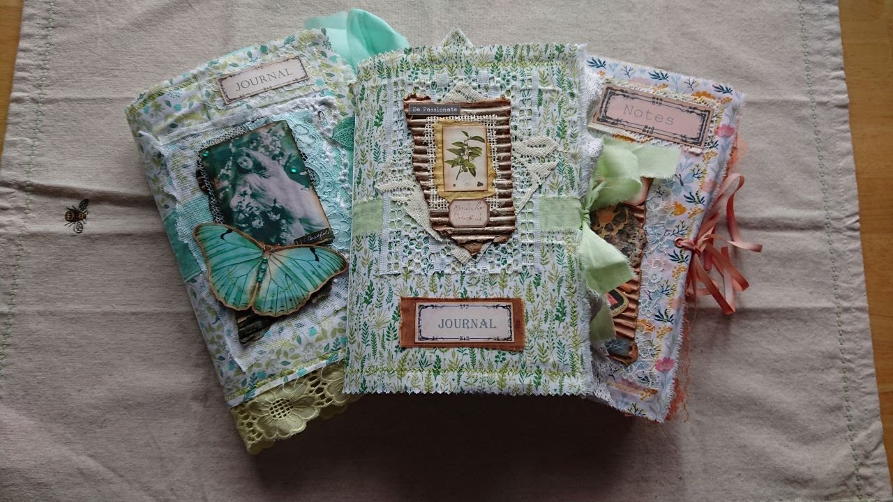 Spring Journals for SALE in my newly opened ETSY flip through 3x