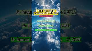 Top 5 ultima settimana FTSE MIB