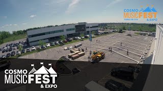 Cosmofest 2016 Expo Tent Arrives - Cosmo Musicfest & Expo