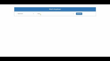 Dynamic multi-select dropdown and search - laravel