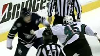 Jody Shelley vs Wade Belak Round 1 Feb 6, 2010