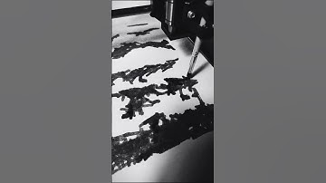 painting with a pen plotter #generativeart #penplotter