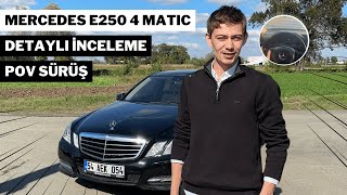 W212 Mercedes E250 CDI 4 Matic İnceledik ! Sürüş Testi / 0100 Hızlanma / Pov Sürüş