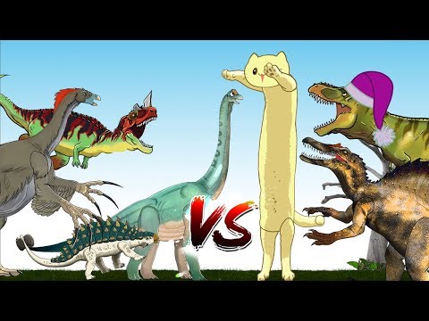 Dinosaurs Battle | Cat VS Dinosaurs