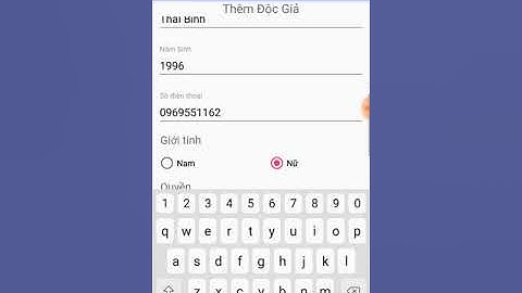 Ứng Dụng Quản Lý Sách - Android