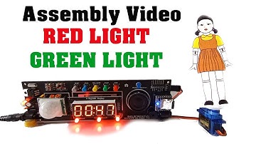 HIDDEN- Build SQUIDUINO. Arduino based Squid Game RED LIGHT GREEN LIGHT
