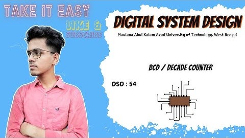 BCD / DECADE Counter || Digital System Design ||Makaut Semester Exam
