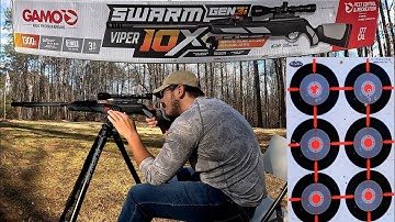 Gamo Swarm Gen 3i. One Of The Best Break Barrel Air Rifles, Unboxing  Scope Mounting, Sighting In.