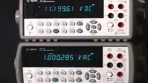 Agilent 34410A 34411A Multimeters