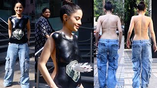 OMG!! Urfi Javed In Full Backless Outfit Snapped By Media @ Bandra