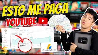 ESTO ME PAGA YOUTUBE POR HACER VIDEOS 😶 (Con pruebas) 🙌- Espero no borren el video 😥