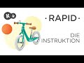 Wie Wird Das RAPID Laufrad Von Kinderkraft Zusammengebaut Gebrauchsanweisung
