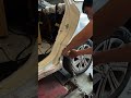 Fixing a Dented Rear Inner Wheel Arch | Toyota Yaris #carrepair #ซ่อมรถ