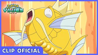 ¡Un Magikarp cachas! | Serie Viajes Pokémon | Clip oficial