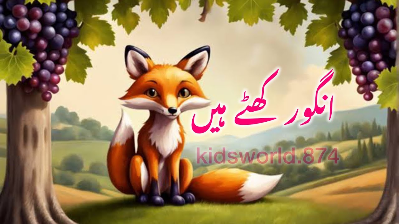 the-grapes-are-sour-urdu-story-moral-stories-for-kids-youtube