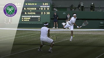 Roger Federer vs Rafael Nadal | Wimbledon 2008 | Best Rallies