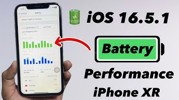 iOS 16.5.1 Battery Performance on iPhone XR - Battery Problem Fixed😍