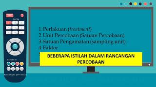 Prinsip dasar perancangan percobaan