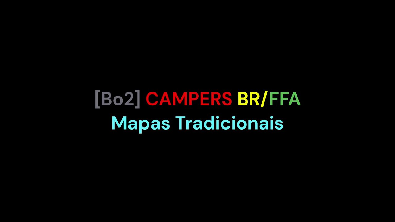 Mapas tradicionais no servidor CAMPERS de CoD4X
