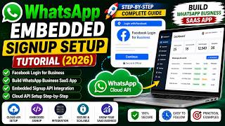 WhatsApp Embedded Signup Setup Tutorial 2026 | Facebook Login for Business | Build WhatsApp Business screenshot 3