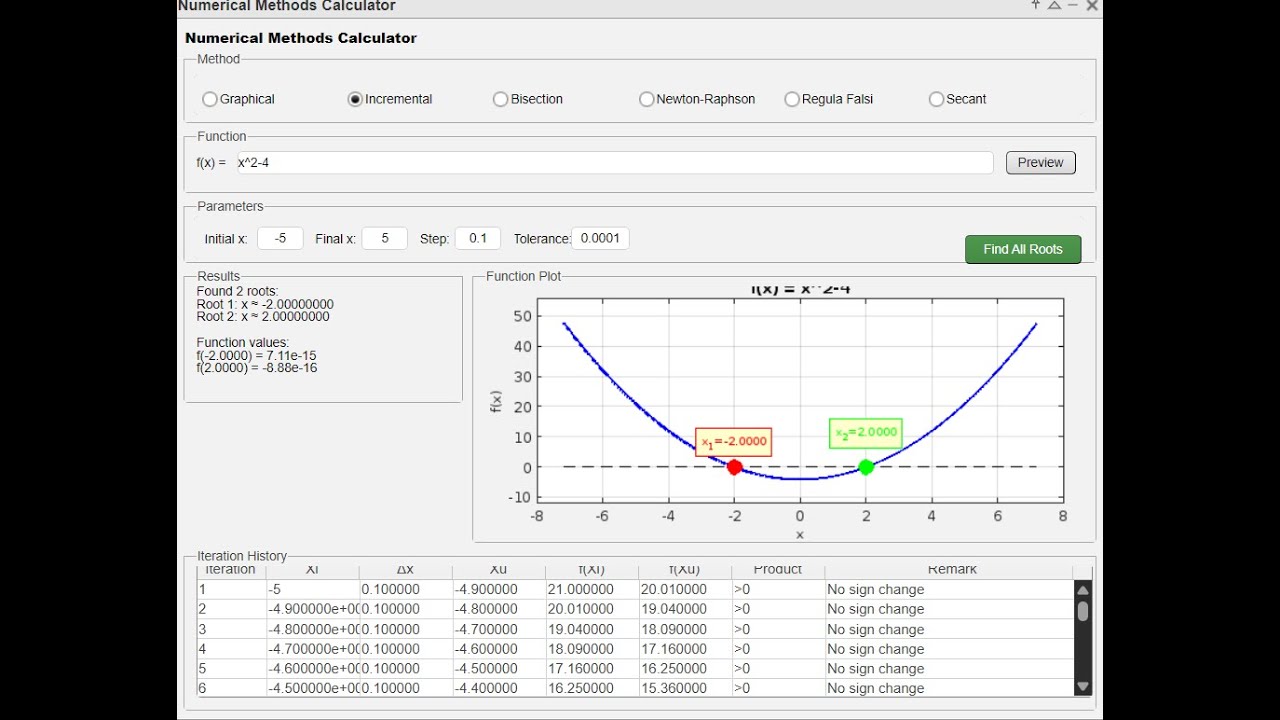 Numerical Calculator(MatLab language) - YouTube