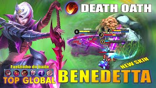 Death Oath Benedetta New Collector Skin Gameplay Eyecon ~ Mobile Legends