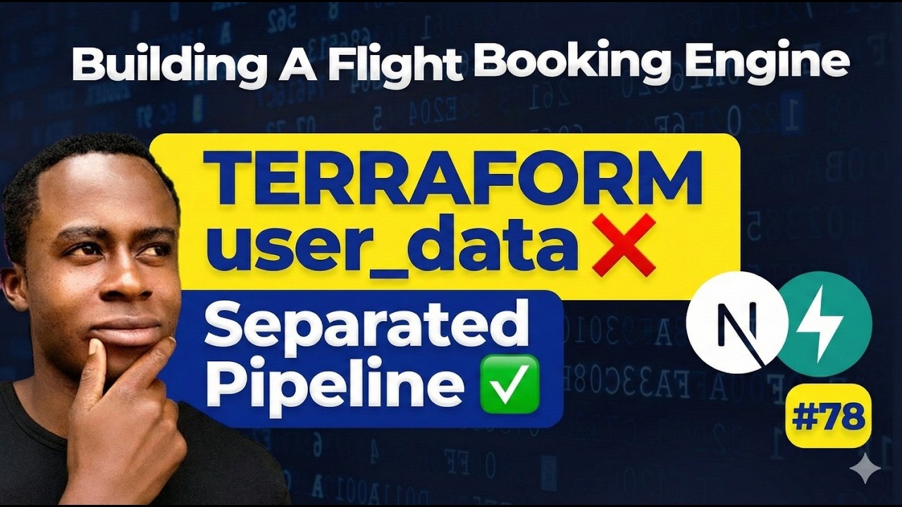 Stop Deploying Apps with Terraform | Refactoring CI/CD | Flight Booking Engine | Day 78