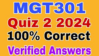 MGT301 Quiz 2 2024 || Mgt301 Quiz no 2 2024|| Mgt301 Quiz 2 Spring 2024