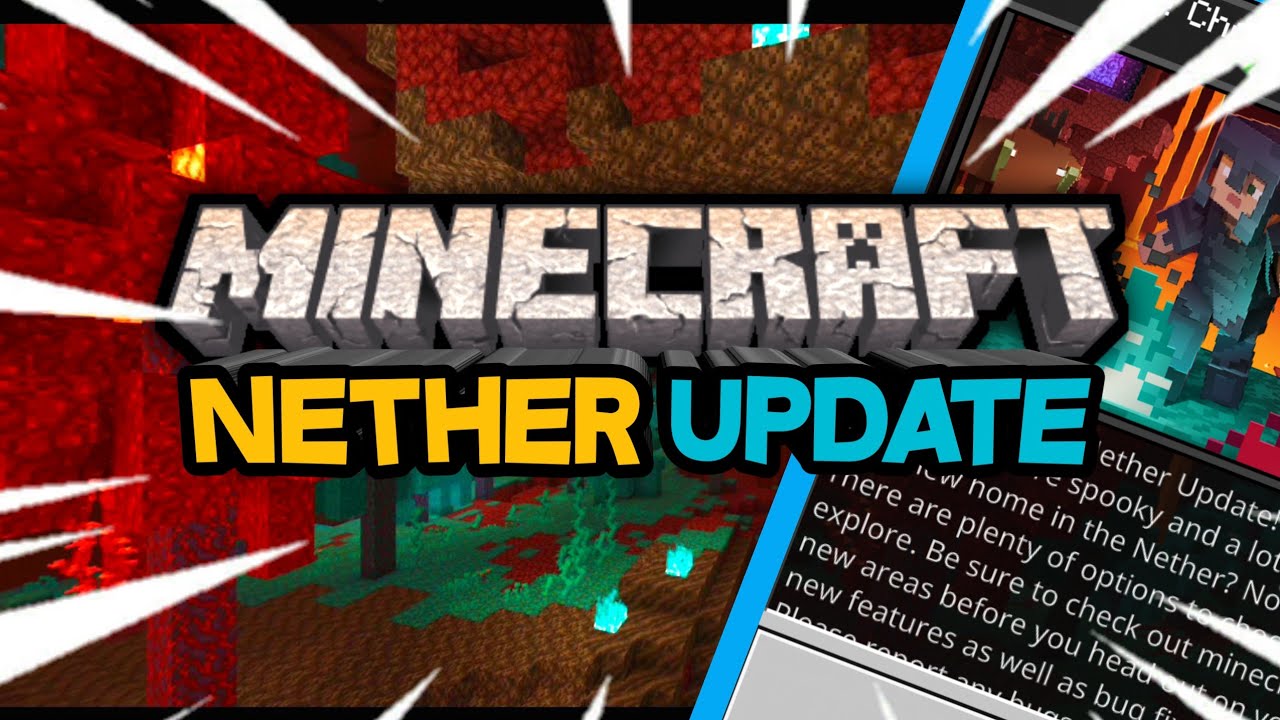 NEW UPDATE MCPE 1.16 OFFICIAL NETHER UPDATE!!!+link