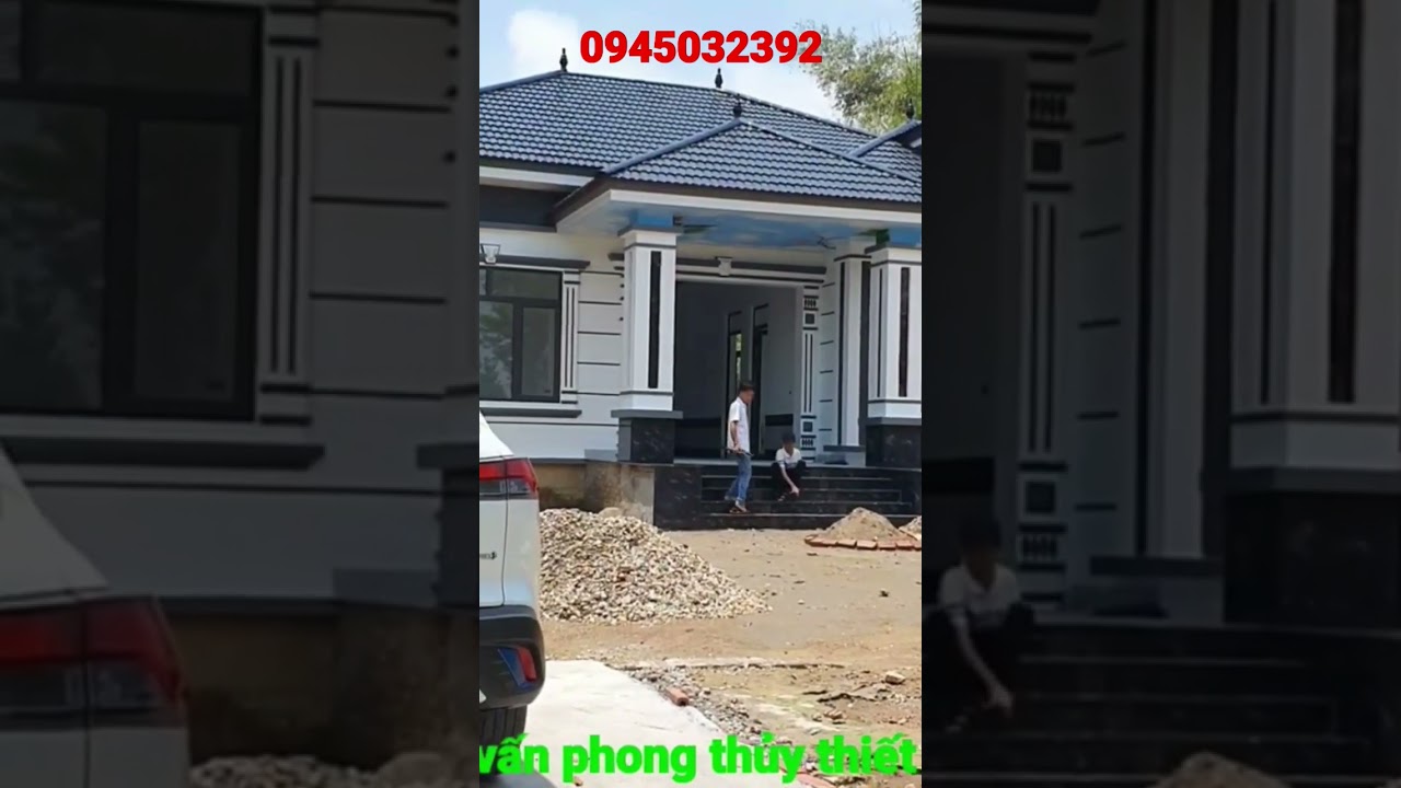 The newest one-story three-bedroom Japanese-roofed garden villa in Van Truc Lap Thach Vinh Phuc