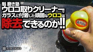 ウロコ取り 魁 磨き塾 ウロコ取りクリーナー でガラスに付着した頑固なウロコは除去できるのか Youtube