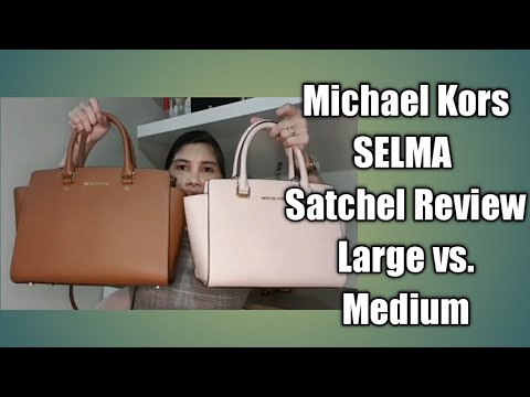 Michael Kors Selma Large in Acorn Color Bag Review 