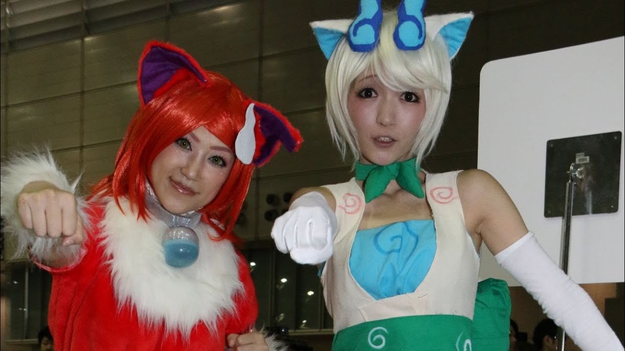 Tgs14コスプレ 妖怪ウォッチ コマさん 足下もキャラをイメージ Maidigiリポート Youtube