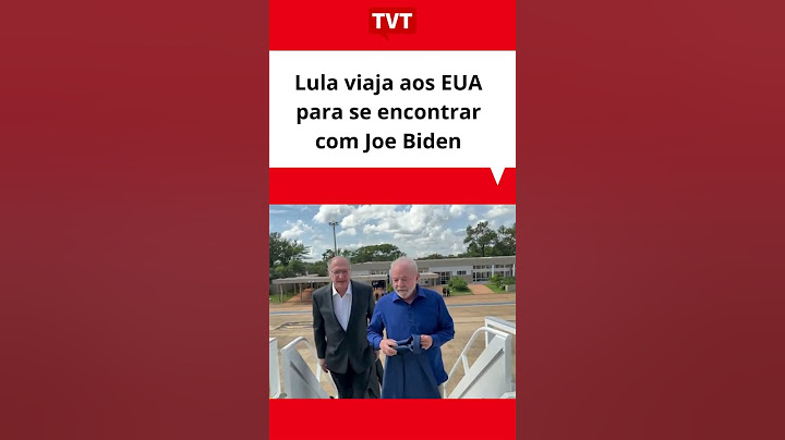 Lula viaja nesta quinta-feira aos EUA e terá agenda social e econômica com o presidente Joe Biden
