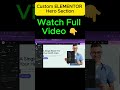 Design a Premium HERO Section with ELEMENTOR #elementorpro #elementortutorial #wordpresstutorial