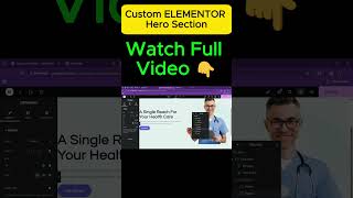 Design a Premium HERO Section with ELEMENTOR #elementorpro #elementortutorial #wordpresstutorial