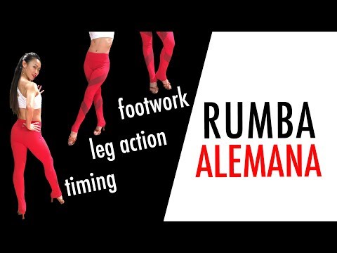 Basic RUMBA Step - Alemana/ UnderArm Turn Dance Tutorial | Footwork Friday (Ep 18)