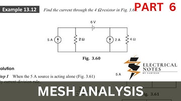 🔥 Mesh Analysis Explained | Easy Method to Solve Electrical Circuits 🔥| Part 6 | #SSDELECTRICAL