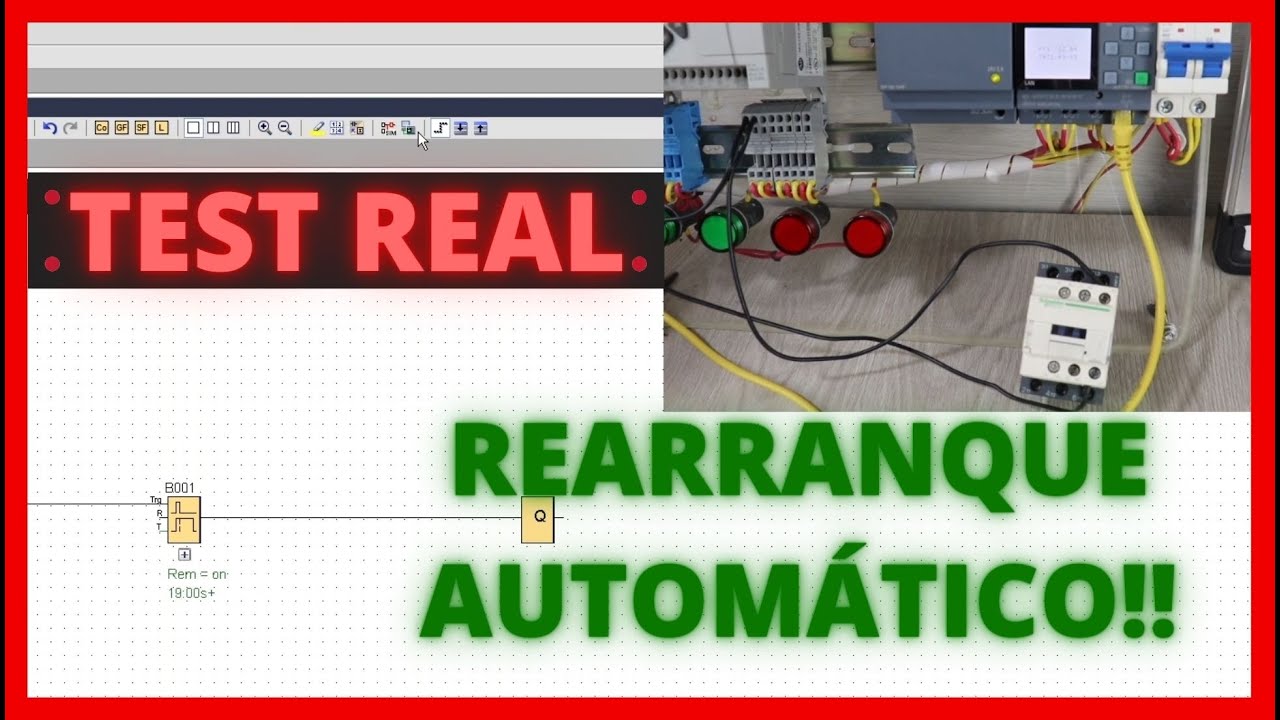 😎⚡Curso LOGO! Siemens desde CERO |¿Qué es un  BLOQUE con REMANENCIA? | TEST REAL! | # 25