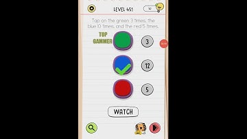 brain test all star level 451 gameplay walkthrough solution