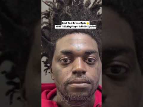 Kodak Black Arrested Again 😞 MDMA Trafficking Charges in Florida Explained