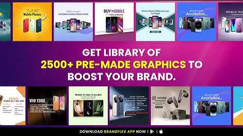 Boost your 📱Mobile shop✨Business With PRE-MADE Graphics post | Download BrandFlex App