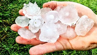 Classic supercell with large hail in France! (18/06/2023) screenshot 3