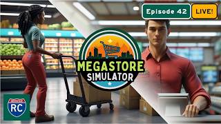 At Long Last... The Grocery Department Addition Begins! Megastore Simulator Live! - Episode 42